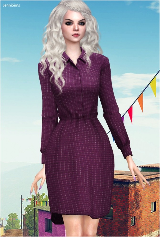 Sims 4 Dress Escape BG at Jenni Sims
