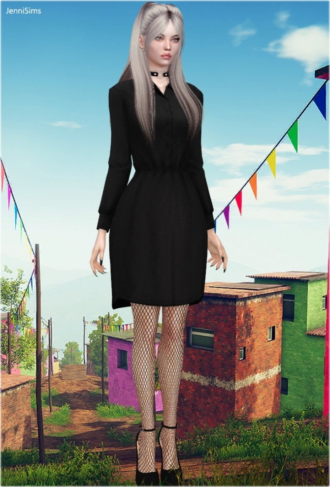Sims 4 Dress Escape BG at Jenni Sims