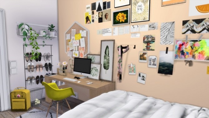 Sims 4 LITTLE YELLOW ROOM at MODELSIMS4