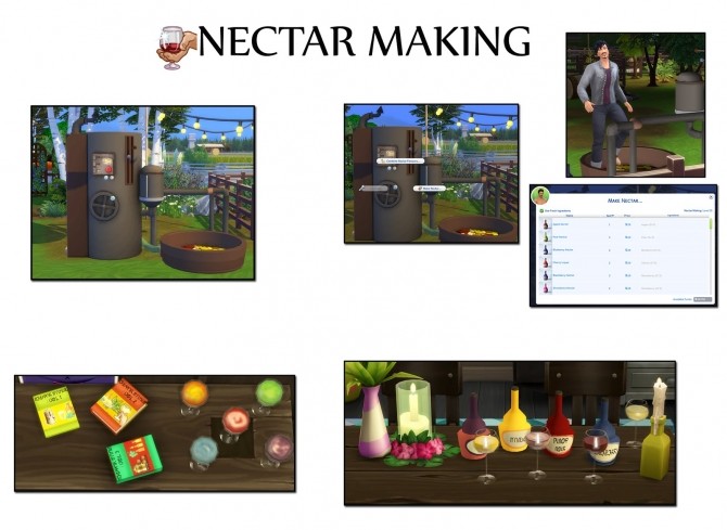 Sims 4 NECTAR MAKING at Icemunmun