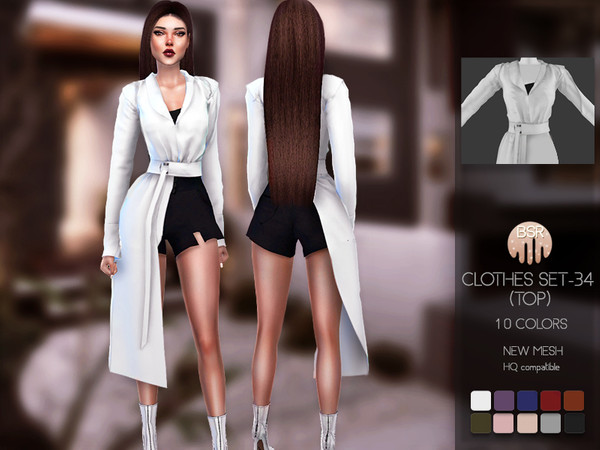 Sims 4 Clothes SET 34 (TOP) BD134 by busra tr at TSR