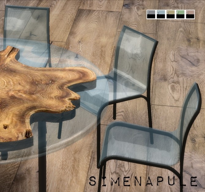Sims 4 Sagona Chair by Ronja at Simenapule