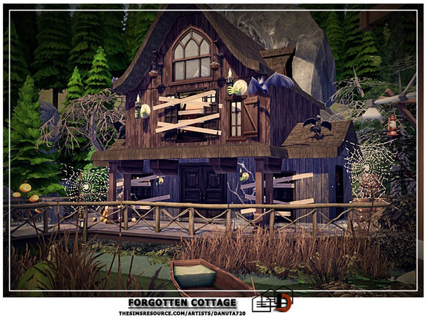 Sims 4 Forgotten cottage by Danuta720 at TSR
