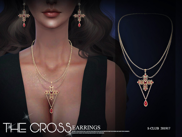 Sims 4 Necklace 201917 by S Club LL at TSR