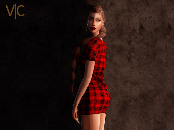 Sims 4 Dress I V|C by Viy Sims at TSR