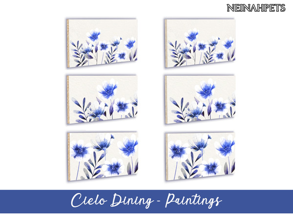 Sims 4 Cielo Dining Collection by neinahpets at TSR