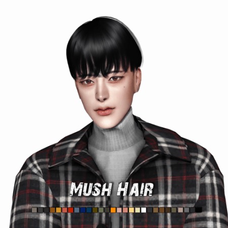 Mush Hair at Lemon Sims 4