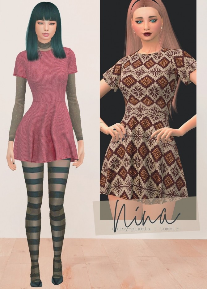 Sims 4 Nina Dress at Daisy Pixels