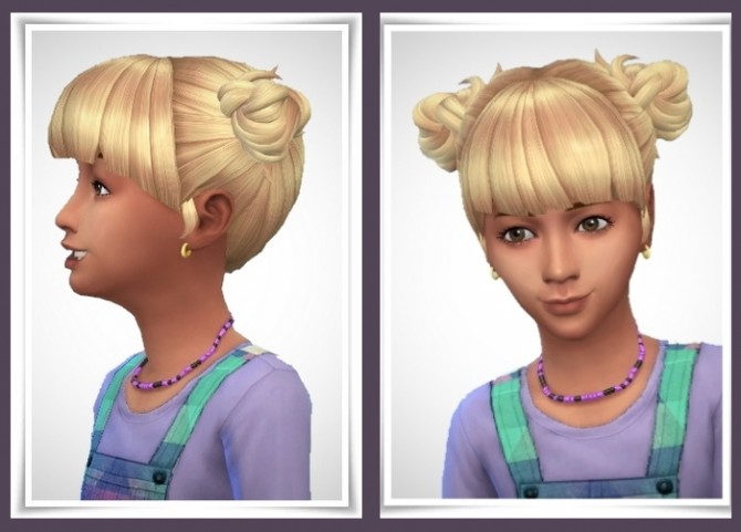 Sims 4 Ellie Hair Kidsvers at Birksches Sims Blog