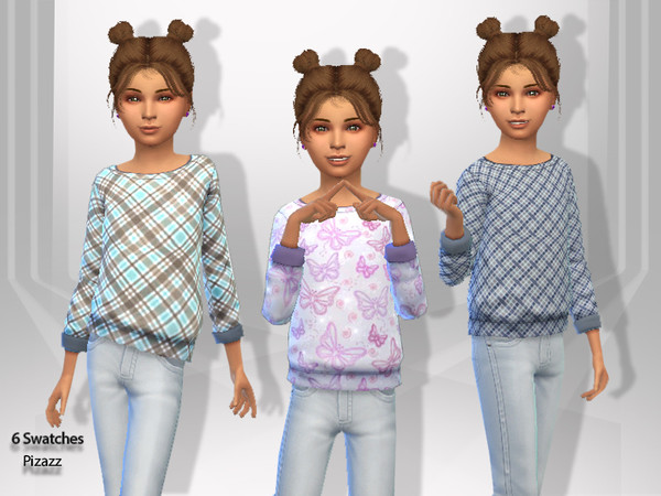 Sims 4 Kids Sweaters by pizazz at TSR