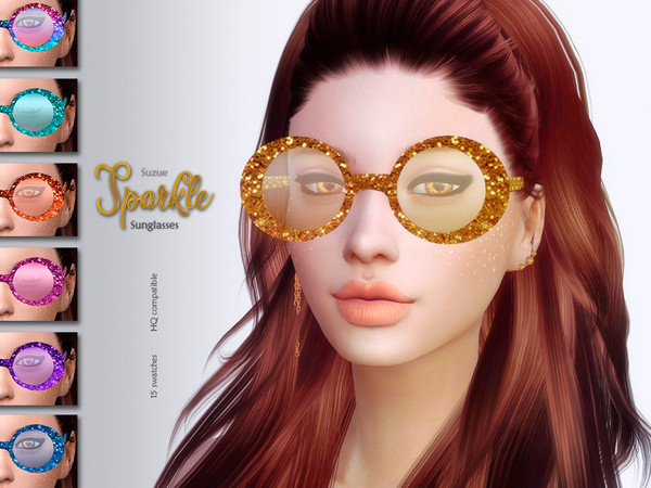 Sims 4 Sparkle Sunglasses by Suzue at TSR