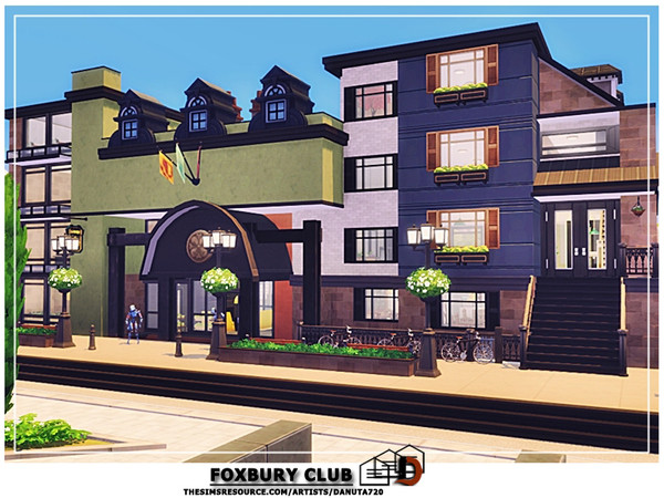 Sims 4 Foxbury Club by Danuta720 at TSR