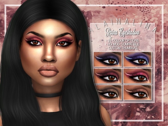 Sims 4 Raina Eyeshadow (P) at AlainaLina