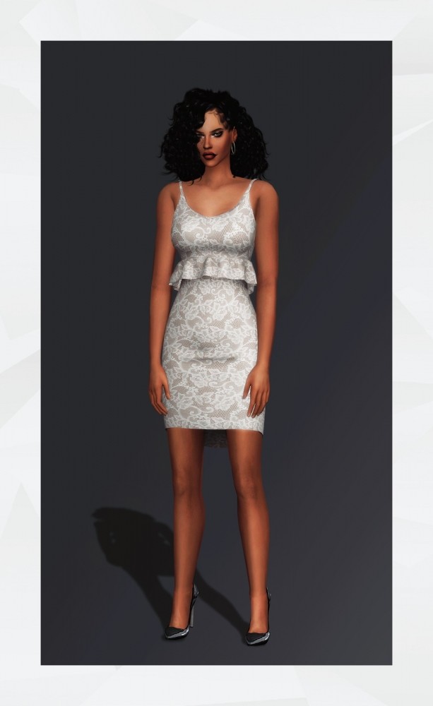 Sims 4 PKR Two Piece Dress at Gorilla