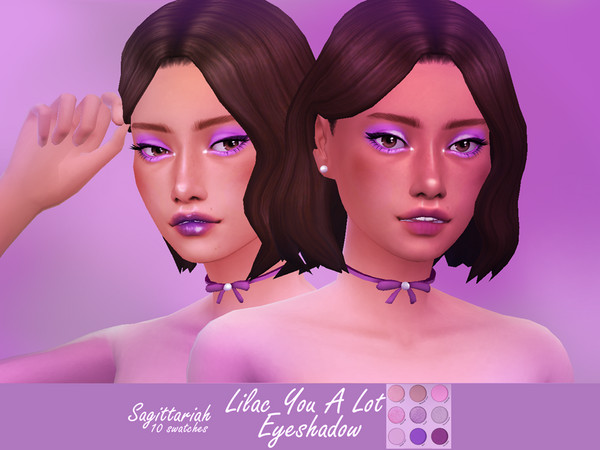 Sims 4 Colourpop Lilac You A Lot Eyeshadow by Sagittariah at TSR