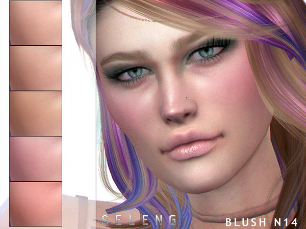 Sims 4 Blush N14 by Seleng at TSR