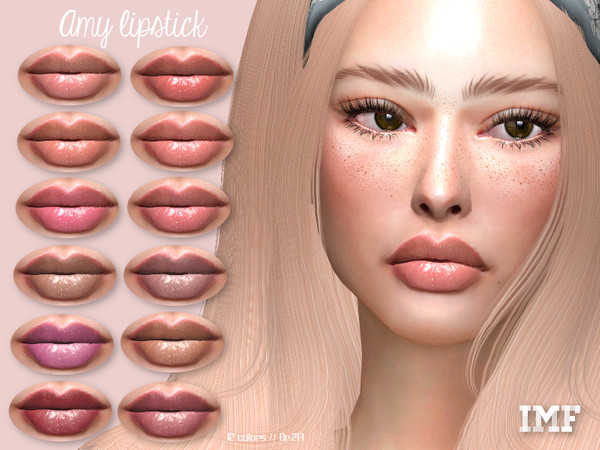 Sims 4 IMF Amy Lipstick N.217 by IzzieMcFire at TSR