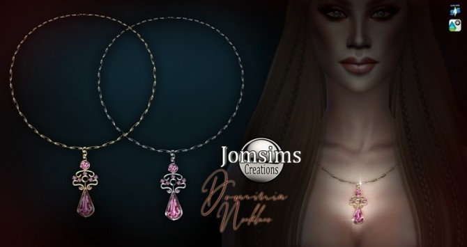 Sims 4 Dominia necklace at Jomsims Creations