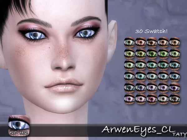 Sims 4 Arwen Eyes CL by tatygagg at TSR