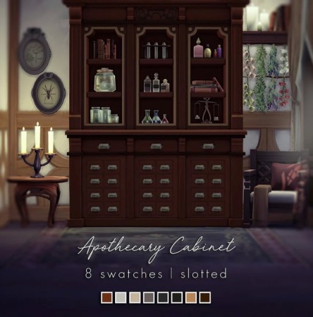 Apothecary Cabinet at Magnolian Farewell