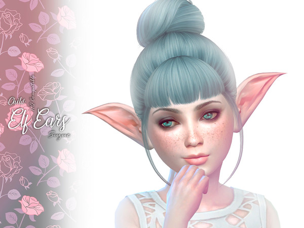 Sims 4 Child Elf Ears by Suzue at TSR