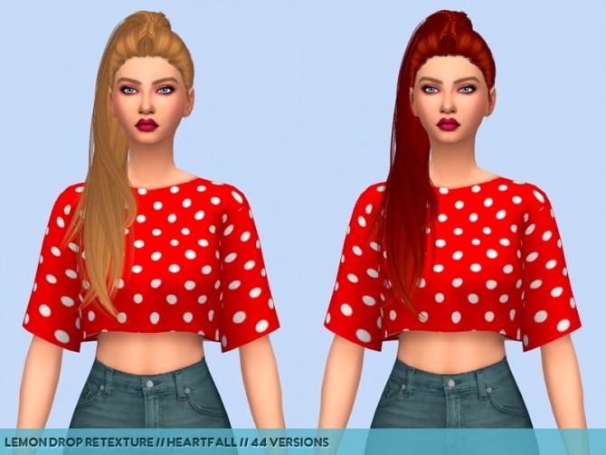 Sims 4 Nightcrawler hair retextures part 2 at Heartfall