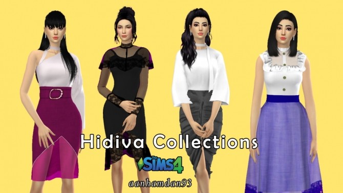 Sims 4 Hidiva dresses Collection at Aan Hamdan Simmer93
