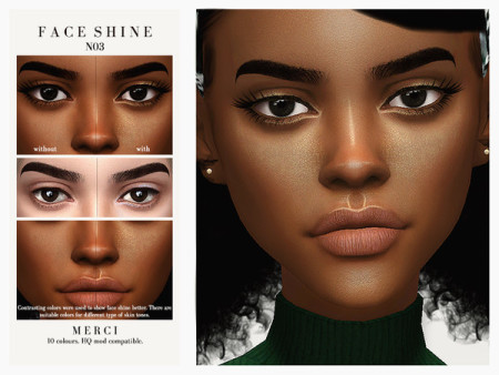 Face Shine N03 by Merci at TSR
