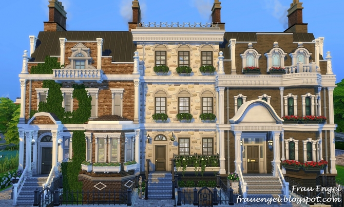 University Townhouses at Frau Engel » Sims 4 Updates