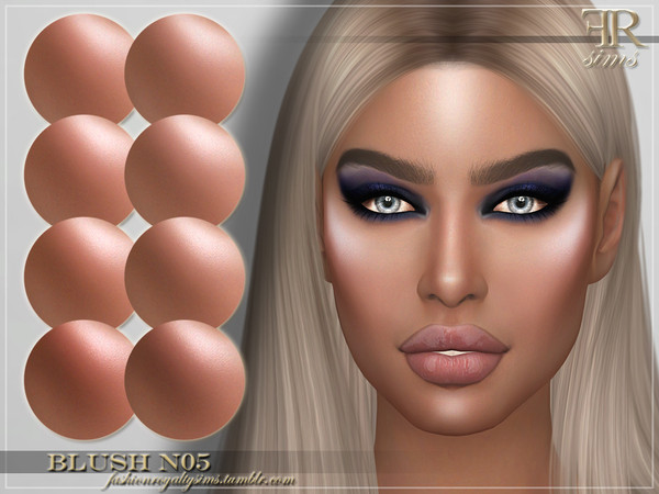 Sims 4 FRS Blush N05 by FashionRoyaltySims at TSR