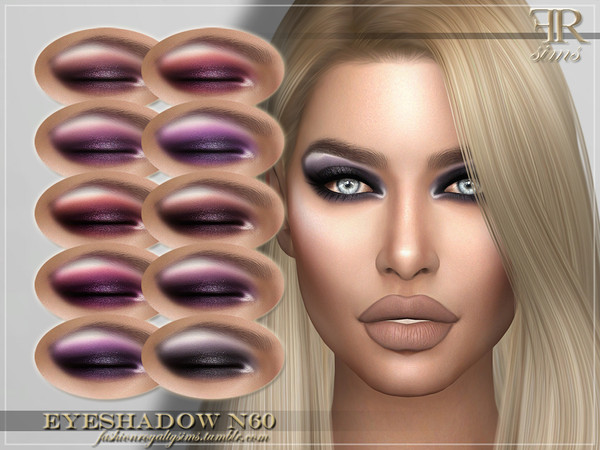 Sims 4 FRS Eyeshadow N60 by FashionRoyaltySims at TSR