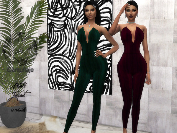 Sims 4 Natalie outfit by Camuflaje at TSR