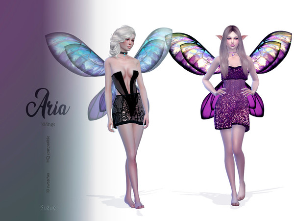 Sims 4 Aria Wings by Suzue at TSR