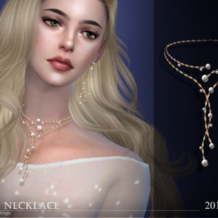 Inverted Triangle Necklace by NataliS at TSR » Sims 4 Updates