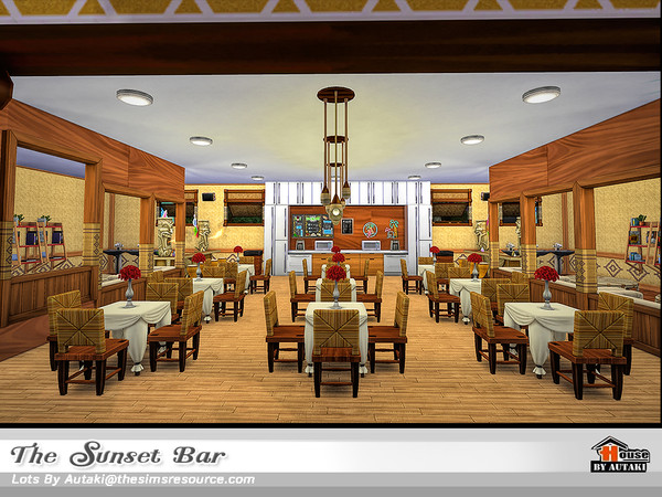 Sims 4 The Sunset Bar by autaki at TSR