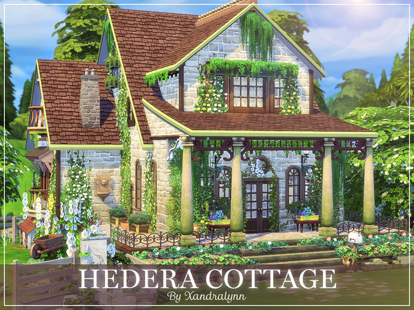 Sims 4 Hedera Cottage by Xandralynn at TSR