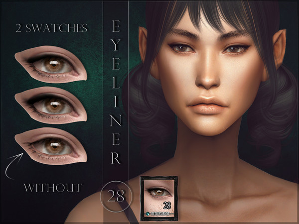 Sims 4 Eyeliner 28 by RemusSirion at TSR