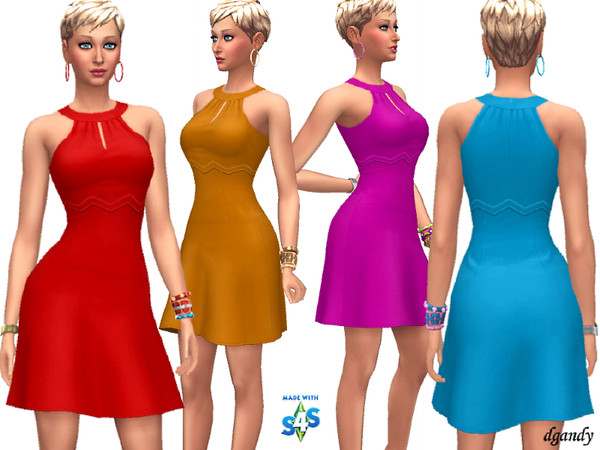 Sims 4 Dress 20191020 by dgandy at TSR