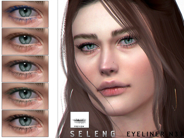 Sims 4 Eyeliner N33 by Seleng at TSR