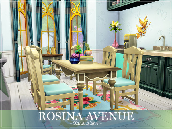 Sims 4 Rosina Avenue two story dormitory by Xandralynn at TSR