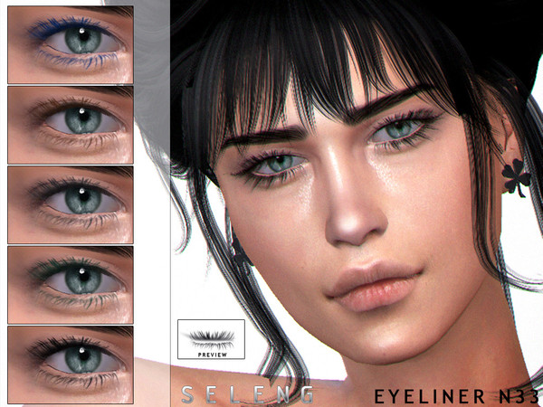 Sims 4 Eyeliner N33 by Seleng at TSR