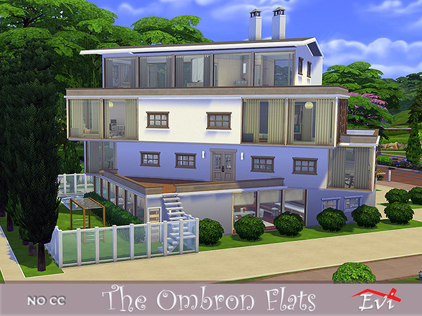 Sims 4 The Ombron Flats by evi at TSR