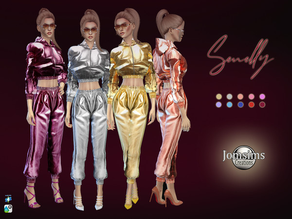 Sims 4 Senelly sport outfit by jomsims at TSR
