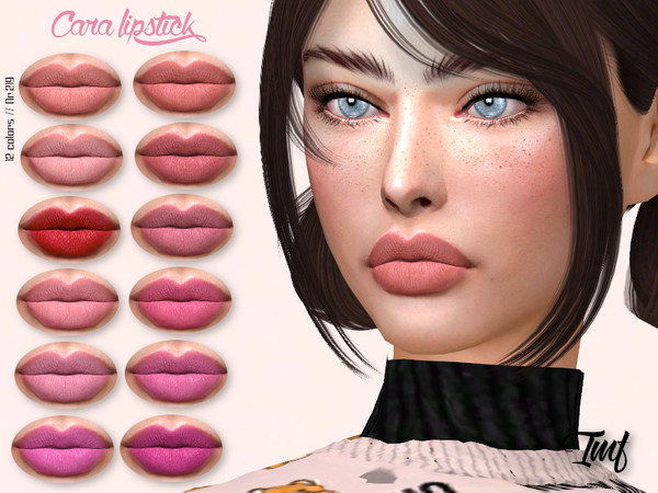 Sims 4 IMF Cara Lipstick N.219 by IzzieMcFire at TSR