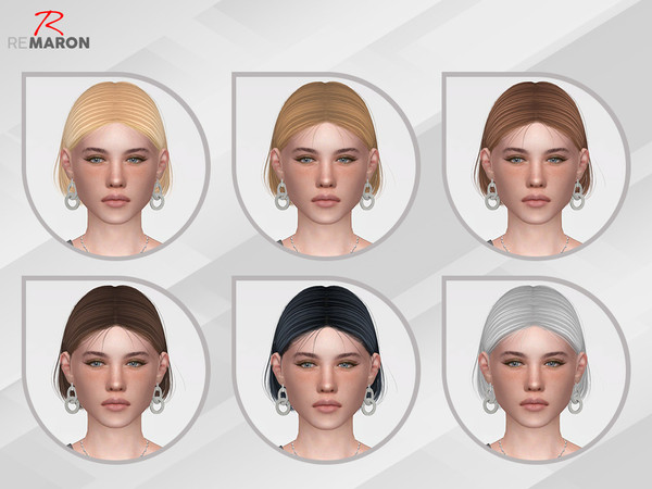 Sims 4 ON1026 Hair Retexture by remaron at TSR