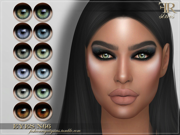 Sims 4 FRS Eyes N66 by FashionRoyaltySims at TSR