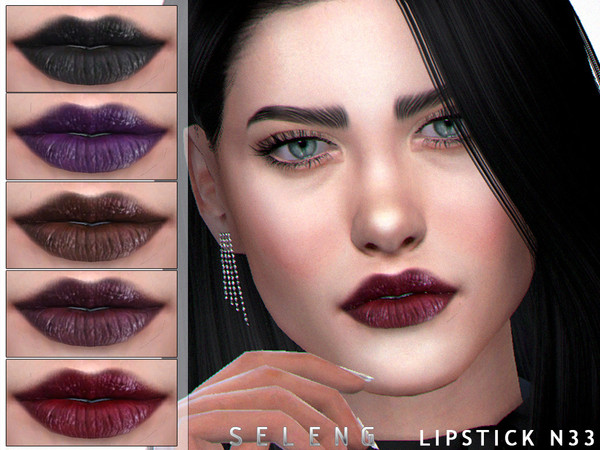 Sims 4 Lipstick N33 by Seleng at TSR