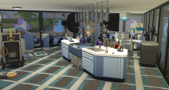 Sims 4 Starlight Paws vet clinic by Victor tor at Mod The Sims