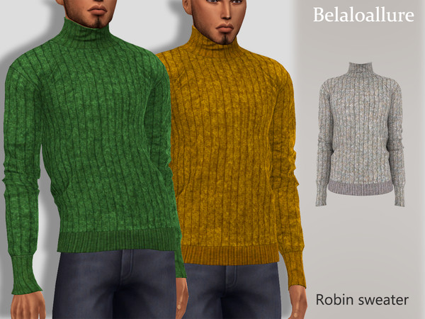 Belaloallure Robin sweater by belal1997 at TSR » Sims 4 Updates