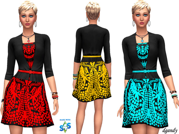 Sims 4 Dress 20191014 by dgandy at TSR